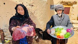 Unseen Village life of Afghanistan: Grandma's secret to liver skewer recipe