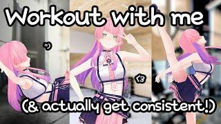 Beginner Workout with me! I believe in you 【V4Mirai | Abi Kadabura】