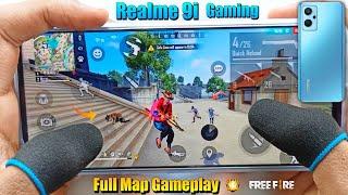 Realme 9i free fire full map ranked gameplay test 3 finger handcam