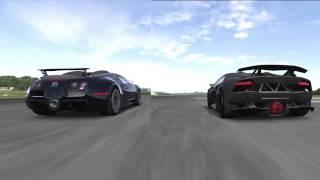 Bugatti Veyron vs Lamborghini Sesto Elemento