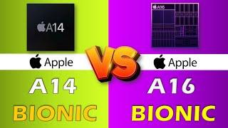 APPLE A14 BIONIC VS APPLE A16 BIONIC