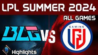 BLG vs LGD Highlights ALL GAMES LPL Summer 2024 Bilibili Gaming vs LGD Gaming by Onivia