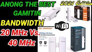 How to USED THE BEST BANDWIDTH | 20MHz and 40MHz for ACCESS POINT | PISO WIFI | P2P SET UP