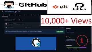 How to Upload a project on GitHub.