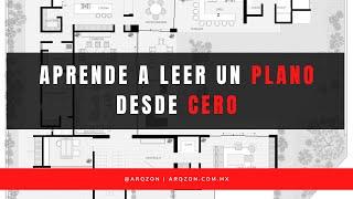 APRENDE A LEER UN PLANO ARQUITECTÓNICO FÁCIL Y DESDE CERO