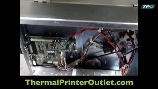 How To Change Belt On 105SL Zebra Printer