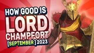 How good is Lord CHAMPFORT  [ TUTORIAL ] - RAID SHADOW LEGENDS 