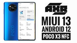 Abhi-X Rog Edition MIUI 13 Poco X3 NFC Android 12 Better Than MIUI Mint?