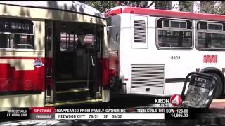 Children Hurt in Muni Bus and Streetcar Wreck