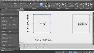 Automatic area calculation in AutoCAD