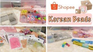 SHOPEE HAUL MANIK MANIK MURAH KOREAN STYLE | KOREAN BEADS PART 2