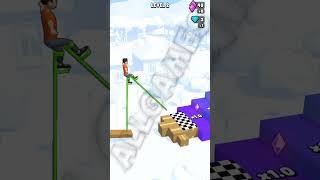 Stilts Run LVL 2 Gameplay FUN GAME #shorts #StiltsRun #fungames #viralvideo