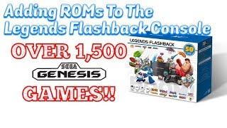 Adding ROMs To AtGames Legends Flashback Console, Over 1500 Sega Games! - Emceemur @GenXGrownUp