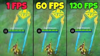 1 vs 60 vs 120 FPS