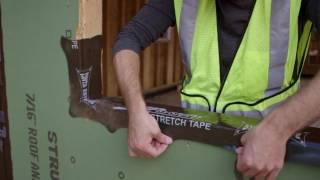 How to Seal Windows from Leaks: Sill Pan Flashing | ZIP System stretch tape