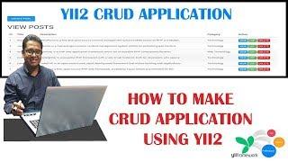 How to Make a CRUD Application Tutorial using PHP Yii2 Framework