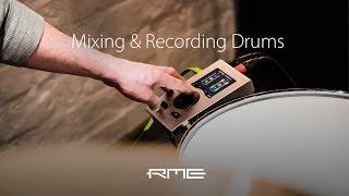 Recording & Mixing Drums with the RME Babyface Pro Audio interface & Octamic XTC Preamp