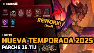 ¡Cambios MASIVOS en el primer parche de 2025 del League of Legends que NECESITAS Saber! - 25.T1.1