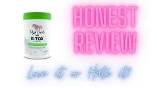 Big hair chop and B-tox hair mask review