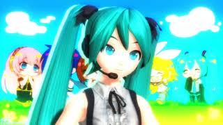 【MMD PDFTDX Gothic Miku Model DL】Hip Swing - 初音ミク Hatsune Miku