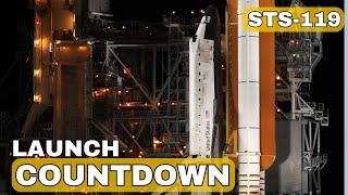 STS-119 Launch Countdown | Crew Ingress Through Liftoff | March 15, 2009