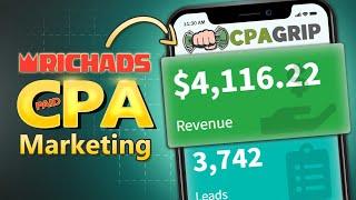 [ Make $4k/Week ] Paid CPA Marketing with RichAds - CPAGrip CPA Marketing Tutorial