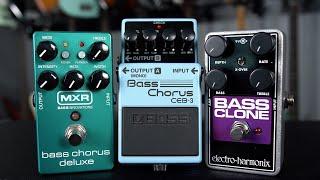 BASS CHORUS SHOOTOUT // Boss CEB-3 vs. MXR Bass Chorus Deluxe vs. EHX Bass Clone