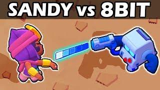 SANDY vs 8 BIT | 1vs1 | Brawl Stars