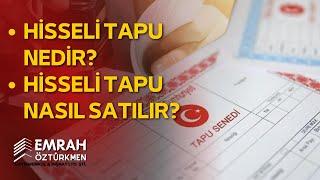 HİSSELİ TAPU NEDİR? HİSSELİ TAPU NASIL SATILIR? | GAYRİMENKUL EĞİTİMİ