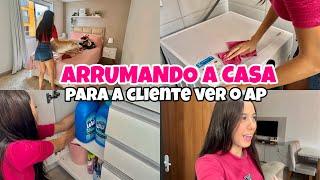 VLOG: FAXINA RÁPIDA | arrumando a casa para a primeira cliente da olx