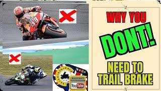 How to trail brake? - Why You DON'T need to be trail braking : DON'T SKIP WATCH! (timecoded)