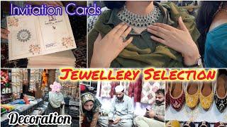 Jewellery & Wedding Invites||Decor Items||Shadi Shopping Vlog