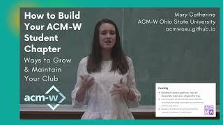 Build your ACM-W Student Chapter - 6. Funding