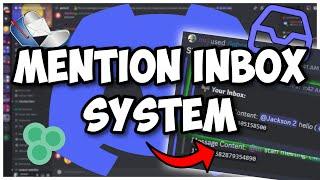 [NEW] - MENTION INBOX SYSTEM for your Discord Bot! || Discord.js V14