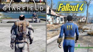 Starfield VS. Fallout 4 - AI & Physics Comparison