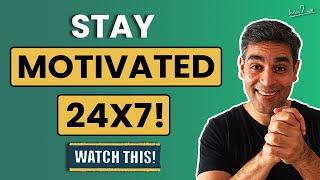 How to stay motivated all the time | Ankur Warikoo | Stay inspired 24X7 | Motivational Video