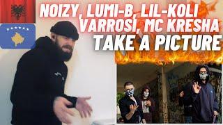  Noizy ft. Lumi-B, Lil-Koli, Varrosi & Mc Kresha - Take A Picture [ENGLISH  REACTION!]