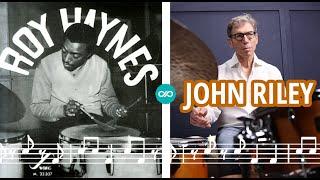 John Riley Comping Drum Lesson & Improvisation (Roy Haynes Lick)