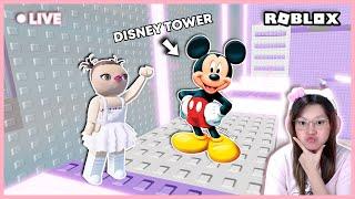 DISNEYLAND VERSI TOWER, BANYAK KARAKTER DARI DISNEY ?!! [DISNEY STAGE TOWER ROBLOX INDONESIA]