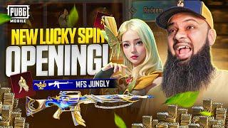 19,000UC  Ethereal Flutter Set Lucky Spin by MFS Jungly PUBG Mobile Crate Opening