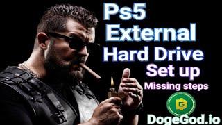 Ps5 not recognizing External Hard drive - Format and setup hdd to work on Playstation 5