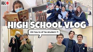 ENG) What high school is like in kazakhstan (ft. senior year, exams, shopping, hanging out) !!