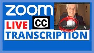 Zoom Closed Captioning - Live Transcription to Improve Accessibiility #A11Y