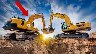 Caterpillar vs Komatsu: Who Makes the Best Excavator?