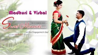 Marathi Traditional Engement Full Video Madhuri sang Vishal Tayade Photography