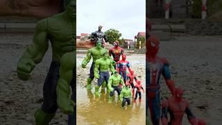 The Best Laugh  Spiderman vs Hulk vs Venom  Funny Animation | Marvel Toys