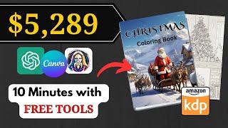 Create COLORING BOOK Using Canva FOR FREE & Sell on Amazon / Leonardo Ai Tutorial