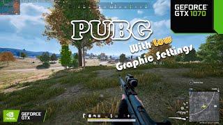 PUBG - Erangle Map : GTX 1070 8GB | Low Settings | Gameplay with Performance Stats