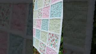 Reversible double sided Rag Quilt by Raewyn Stewart