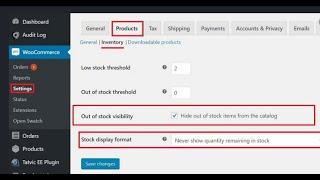 Hide or Visible Out of Stock Product in Woocommerce | Wordpress